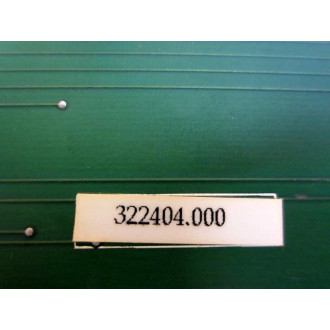Unico 403182 Circuit Board 322404.000 - Used