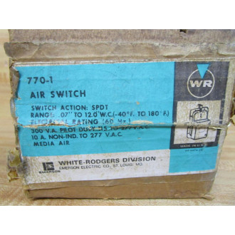 White-Rodgers 770-1 Air Switch 7701 10A