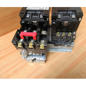 Square D 8736 SBO 4S Reversing Contactor 8736 SB0 4S Side By Side - Used