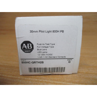 Allen Bradley 800HC-QRTH2B Push-To-Test Pilot Light