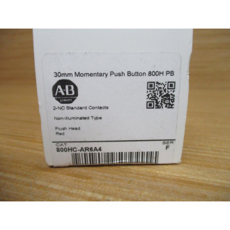 Allen Bradley 800HC-AR6A4 Push Button 800HCAR6A4