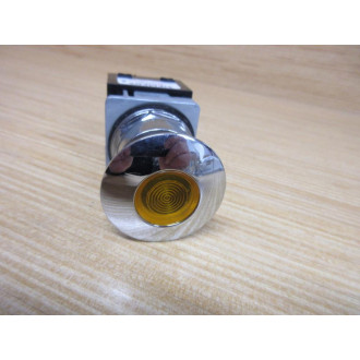 Siemens 52PP2M9 Illum. PushPull Button W52AAIM4 & Amber Lens - New No Box