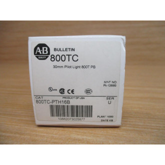 Allen Bradley 800TC-PTH16B Push-To-Test Pilot Light