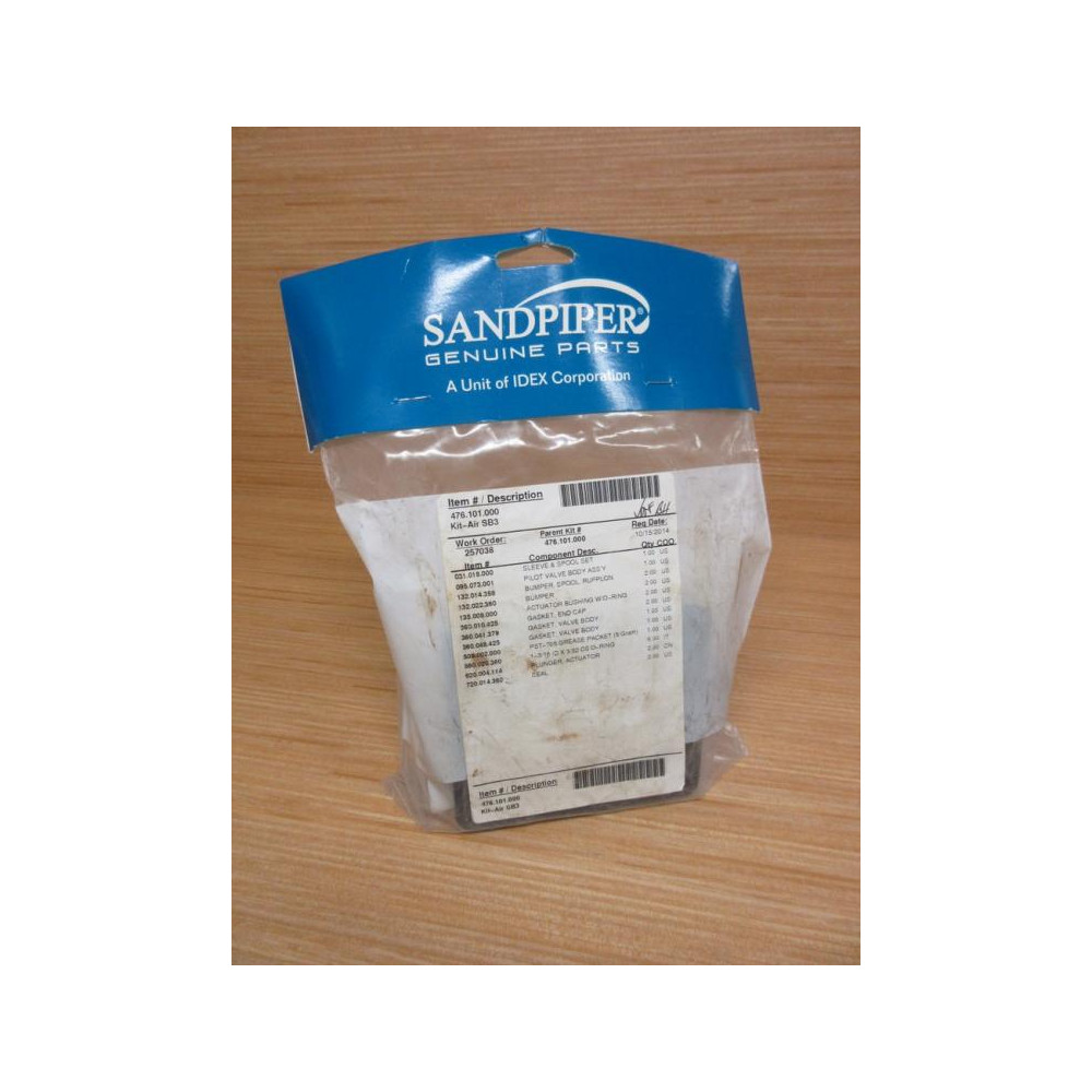 Sandpiper 476.101.000 Air Kit SB3 476101000 Sandpiper 476.101.000 Air Kit SB3 476101000