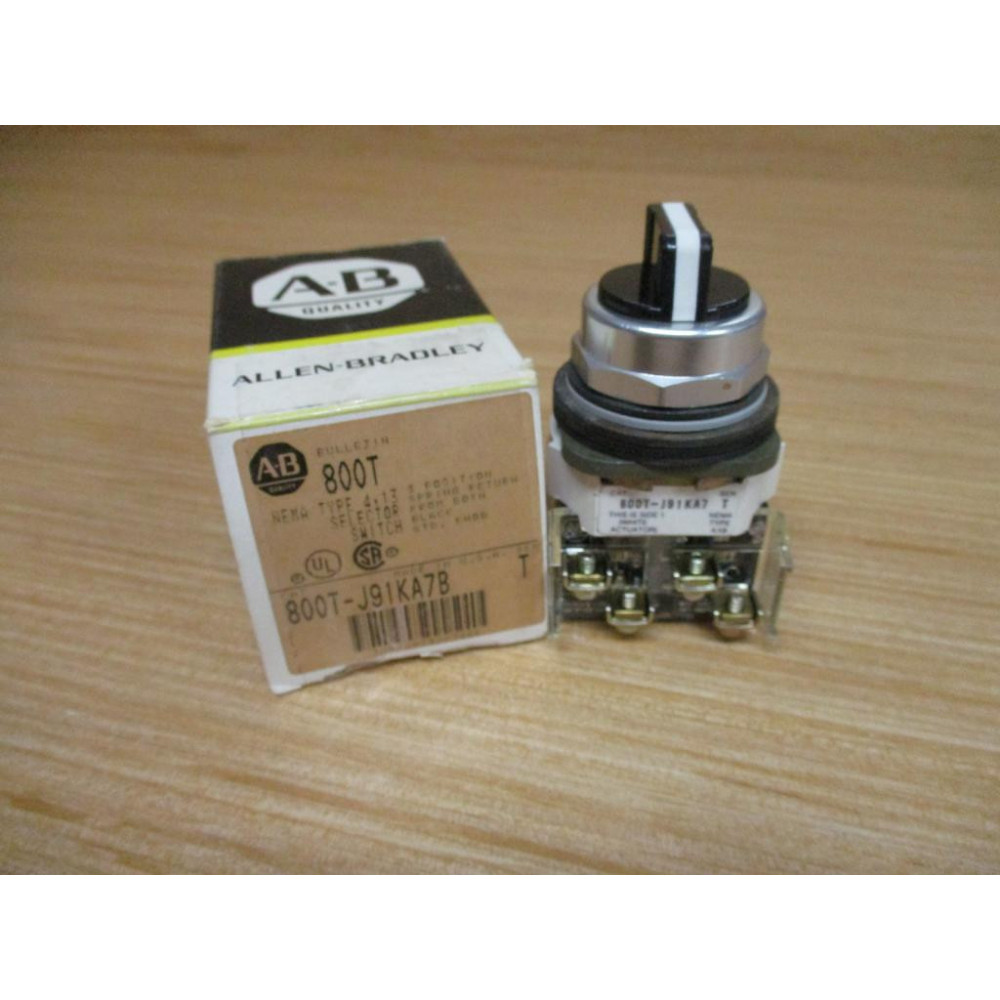 Allen Bradley 800T-J91KA7B Selector Switch 800TJ91KA7B Allen Bradley 800T-J91KA7B Selector Switch 800TJ91KA7B