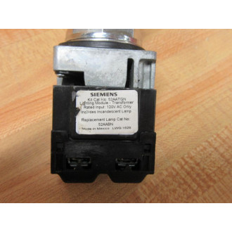 Siemens 52PP2g2 PushPull Illum. 2-Pos Switch WO Red Lens