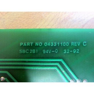 Measurex 05331100 Circuit Board 04331100 - Used