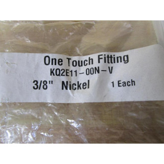 SMC KQ2E11-00N-V Bulkhead Union Fitting KQ2E1100NV (Pack of 5)