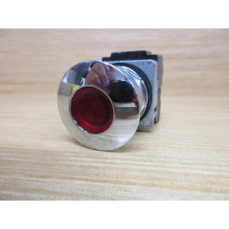 Siemens 52PP2D2AB PushPull Button Red, W52AADD28, 52BJK - New No Box