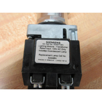 Siemens 52PP2G2Q PushPull Switch Illum. 2-Pos - New No Box
