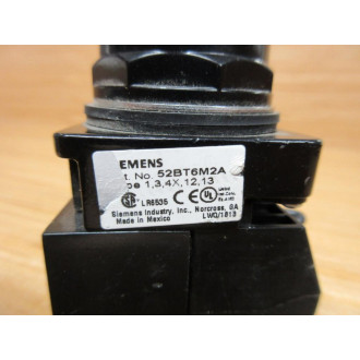 Siemens 52BT6M2A Illuminated Push Button W52AAIM2 - New No Box