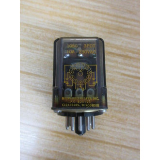 Deltrol 20102-85 Relay 105-3PDT-10A-240VAC (Pack of 3) - Used