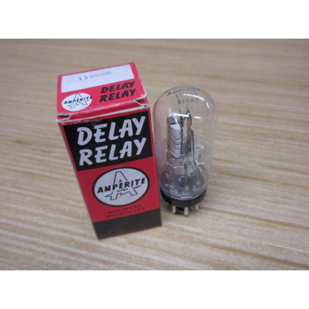 Amperite 115C60 Time Delay Relay NOS