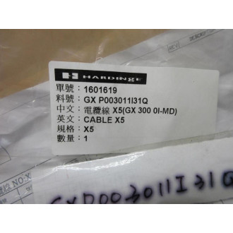 Hardinge GXP003011I31Q Cable X5