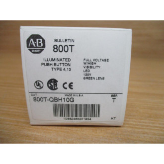 Allen Bradley 800T-QBH10G Illuminated Push Button