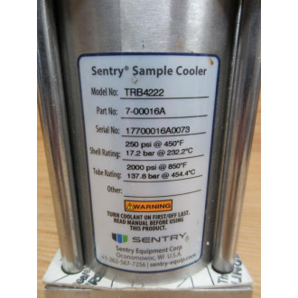 Sentry TRB-4222 Sample Cooler 7-00016A - Used