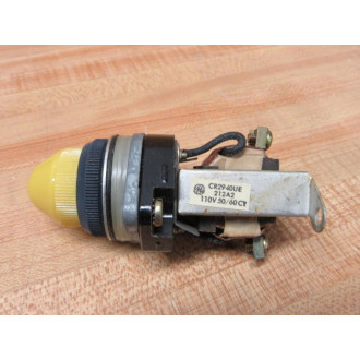 General Electric CR2940UE212D2 Pilot Light Indicator GE wAmber Cap
