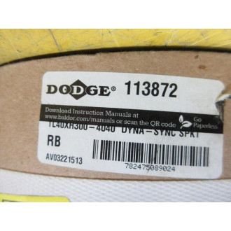 Dodge 113872 Baldor Dyna-Sync Sprocket TL40XH300-4040