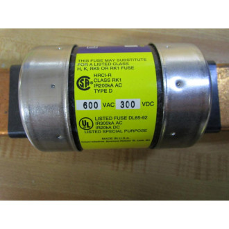 Buss LPS-RK-225SP Bussmann Fuse Cross Ref 6F330 Short Body, Tested