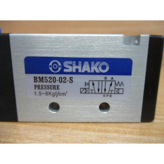 Shako BM520-02-S Solenoid Valve BM52002S - New No Box
