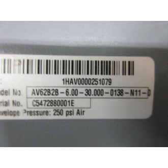 Miller AV62B2B-6.00-30.000-0138-N11-0 Cylinder 1HAV0000251079 - New No Box