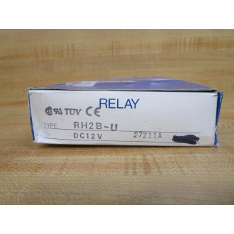 IDEC RH2B-U-DC12V Relay RH2B-U-12V DC (Pack of 2)