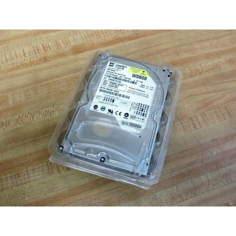 Western Digital WD600BB-32CXA0 3.5" 60GB IDE Hard Drive WD600 - New No Box