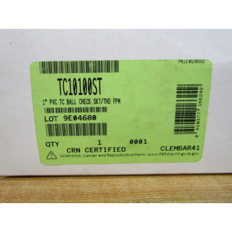 Hayward TC10100ST True Union 1" Ball Check Valve 5AAP5