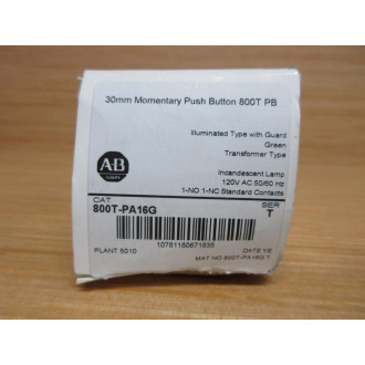 Allen Bradley 800T-PA16G Button