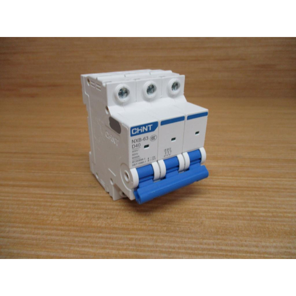 Chint NXB-63D40 Circuit Breaker 40 AMP NXB-D40-3P - New No Box
