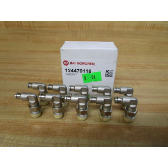 Norgren 124470118 IMI Pneufit Swivel Male Elbow (Pack of 10)