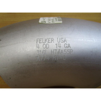 Felker 4" Elbow Elbow HT A55P - New No Box