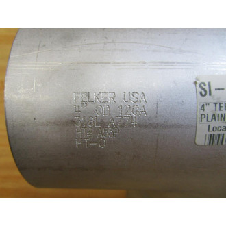 Felker 4" TEE Stainless Steel Tee HT A55P - New No Box
