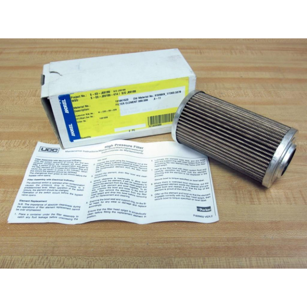 Parker R.63114 Pressure Filter Element R63114