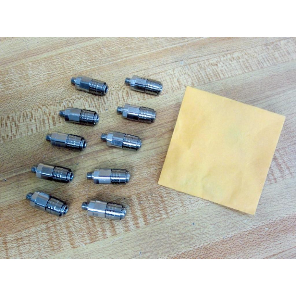 Nitto Kohki 599982262 Micro Cupla Coupling MC-OUSM MC-05SM (Pack of 10) - New No Box Nitto Kohki 599982262 Micro Cupla Coupling MC-OUSM MC-05SM (Pack of 10) - New No Box