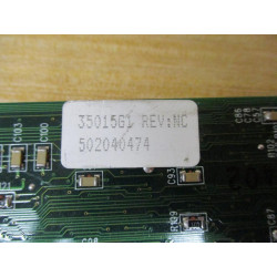 Econolite 35015G1 Autoscope 2004 Digitizer Circuit Board 35015 - Used