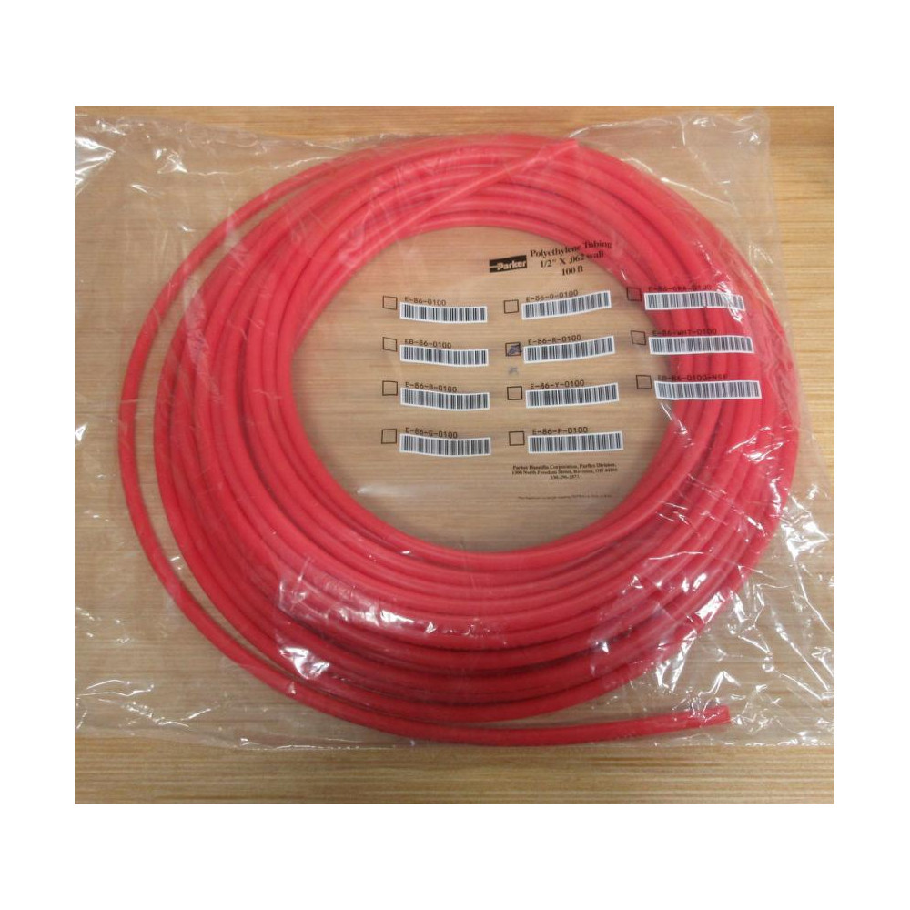 Parker E-86-R-0100 Polyethylene Tubing E86R0100