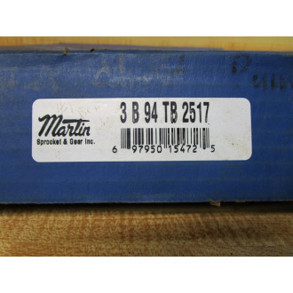 Martin 3 B 94 TB 2517 Bushing Bore V-Belt Pulley 3B94TB2517