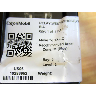 Westinghouse 293B255A26 Auxiliary Relay SG293B255A26 3 Broken Corners - New No Box