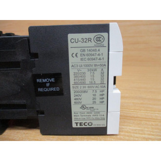 Teco CU-32R Magnetic Contactor CU32R - New No Box