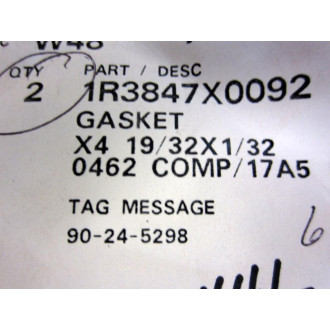 Fisher 1R3847X0092 Gasket (Pack of 2) - New No Box