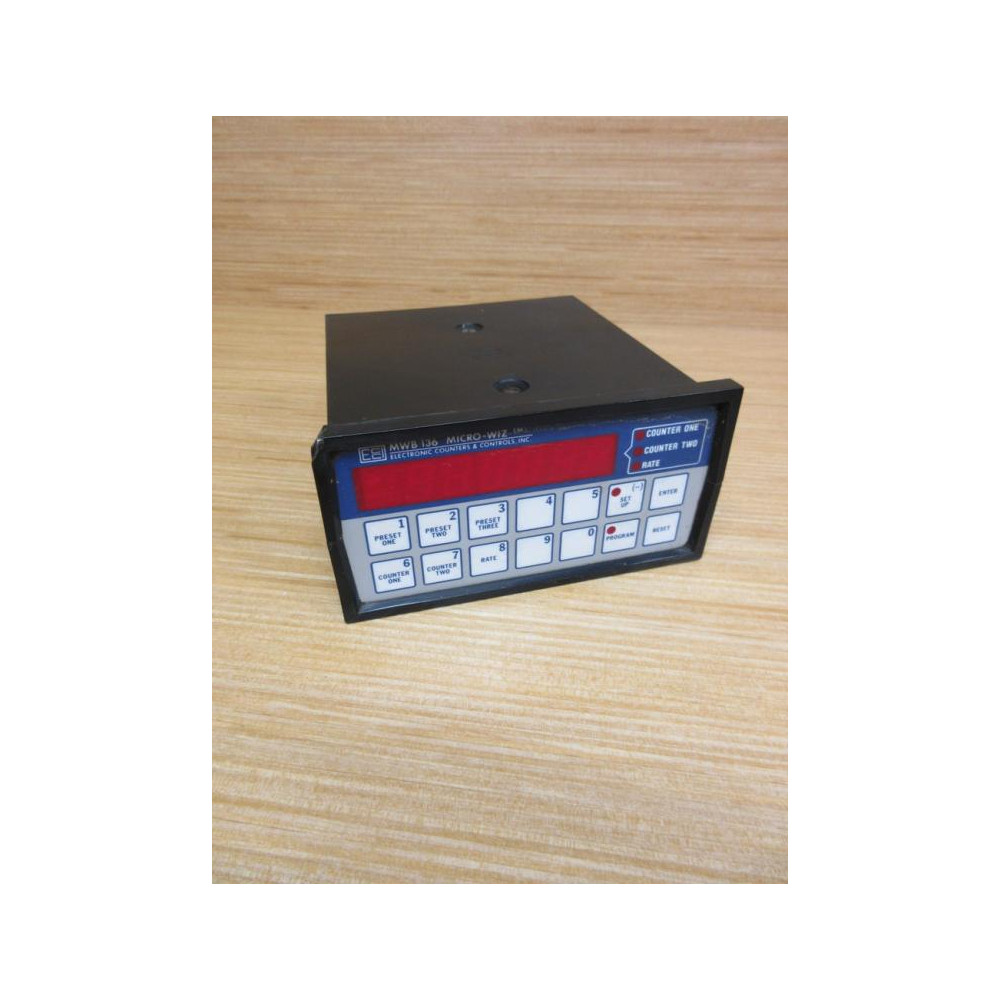 ECCI MWB136 Danaher Counter Module Chipped Corner - Used