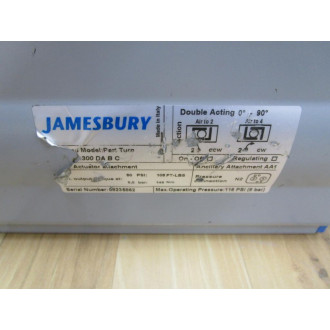 Jamesbury VPVL300 DA BC Actuator Attachment VPVL300DABC - Used