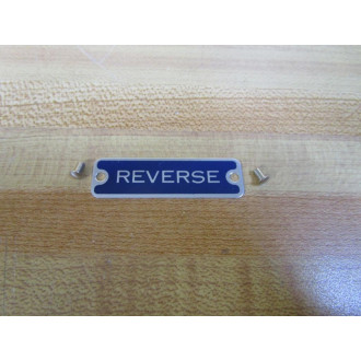 Square D 9001KN-807 Legend Plate REVERSE 80220 (Pack of 7)