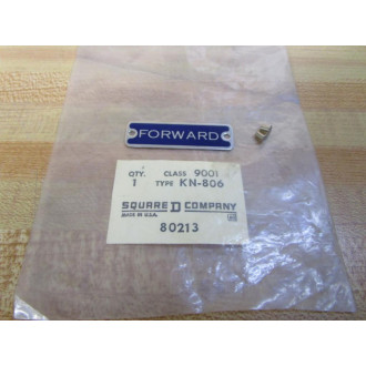 Square D 9001KN-806 Legend Plate FORWARD 80213 (Pack of 9)