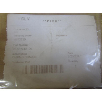 GLV B97-915001-29 O-Ring 97-915001-29