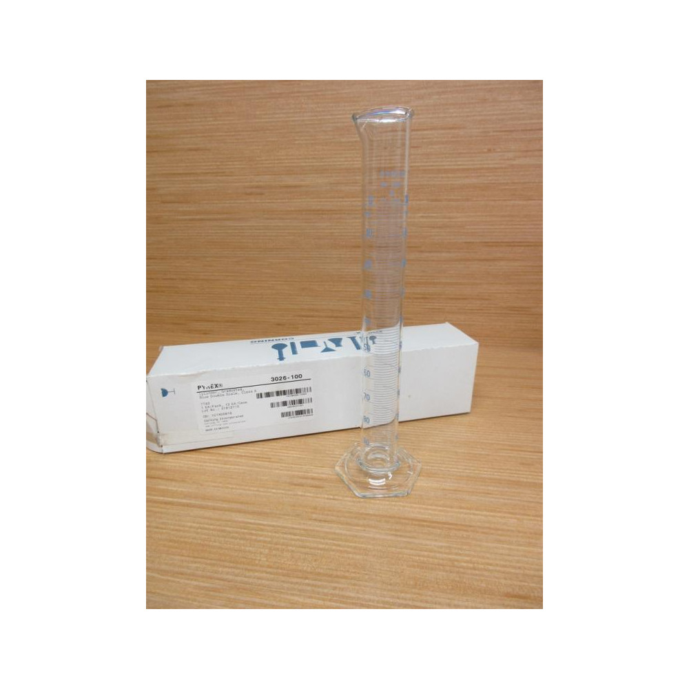 Pyrex 3026-100 Corning Cylinder 3026 Pyrex 3026-100 Corning Cylinder 3026