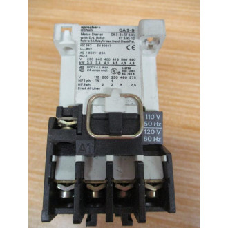 Sprecher Schuh CA3-9-10 Contactor  CA3910 110-120V - Used