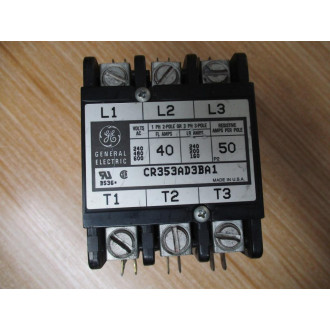 General Electric CR353AD3BA1 Definite Purpose Contactor - Used