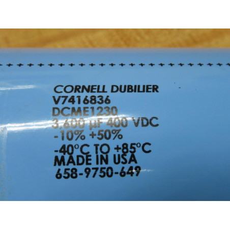 thumbnail image 2 of Cornell Dubilier 500CE1221 Capacitor, New Open Box, Excellent Condition 2 of 5